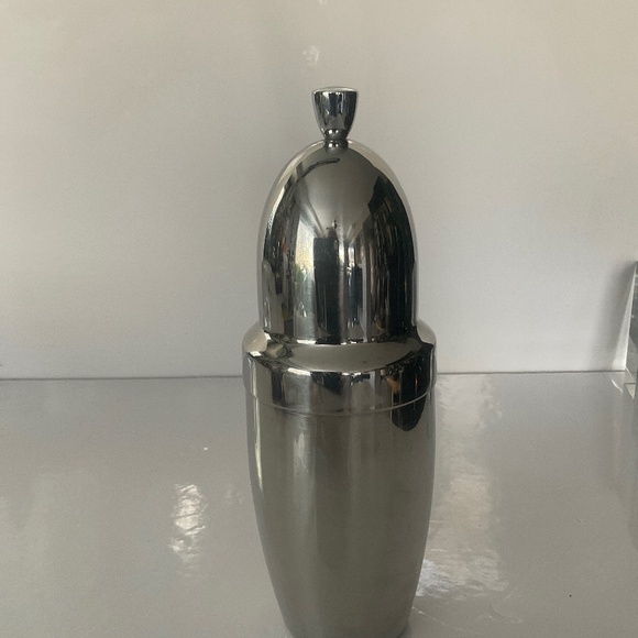 JO LAUBNER FOR CROMARGAN STAINLESS STEEL 18/10 VINTAGE COCKTAIL SHAKER MCM - Picture 1 of 5